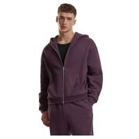 блуза,мъжки,пуловери,urban,classics,fluffy,full,zip,sweatshirt,plum,purple