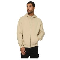 блуза,мъжки,пуловери,urban,classics,high,neck,full,zip,sweatshirt,wet,sand,(beige)