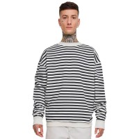 блуза,мъжки,пуловери,urban,classics,striped,sweatshirt,white,(white,sand,black)