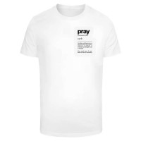 тениска,мъжки,тениски,дамски,тениски,mister,tee,pray,definition,short,sleeve,t,shirt,white,(white)
