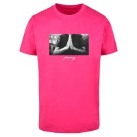 тениска,мъжки,тениски,mister,tee,pray,short,sleeve,t,shirt,hibiskus,pink,(pink)