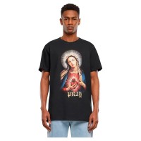 тениска,мъжки,тениски,mister,tee,praying,mary,short,sleeve,t,shirt,black