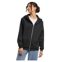 блуза,дамски,блузи,build,your,brand,by290,full,zip,sweatshirt,black,(black)