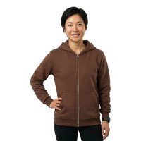 блуза,дамски,блузи,build,your,brand,by290,full,zip,sweatshirt,brown,(chocolate,brown)