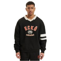блуза,мъжки,пуловери,ecko,unltd,vintage,collar,sweatshirt,black,(black,sand)