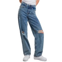 дънки,дамски,панталони,urban,classics,distressed,90´s,wide,leg,jeans,blue,(light,blue,washed)
