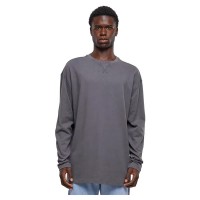 тениска,мъжки,тениски,дамски,тениски,urban,classics,oversized,open,edge,long,sleeve,t,shirt,grey,(dark,shadow)