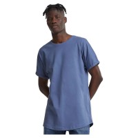 тениска,мъжки,тениски,дамски,тениски,urban,classics,long,shaped,turnup,short,sleeve,t,shirt,blue,(vintage,blue)