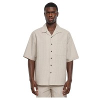 риза,с,къс,ръкав,дамски,ризи,мъжки,ризи,urban,classics,relaxed,seersucker,short,sleeve,shirt,beige,(cloud)