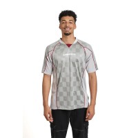 тениска,мъжки,тениски,umbro,panelled,short,sleeve,t,shirt,silver,griffin,oyster,mushroom,red,dahlia,(grey)
