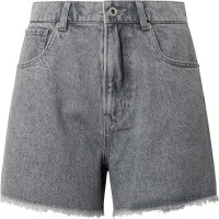 къси,панталони,дамски,панталони,pepe,jeans,a,line,high,waist,denim,shorts,denim,grey,used,(grey)