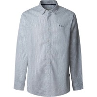 риза,с,дълъг,ръкав,мъжки,ризи,pepe,jeans,austin,long,sleeve,shirt,blue,(steel,blue)