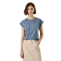 тениска,дамски,тениски,pepe,jeans,blooma,short,sleeve,t,shirt,drill,blue,(blue)