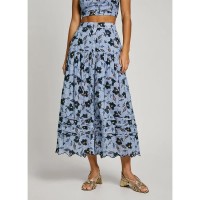 пола,дамски,поли,и,рокли,pepe,jeans,enodia,skirt,blue,(steel,blue)