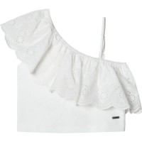 тениска,детски,тениски,pepe,jeans,yvone,sleeveless,t,shirt,white