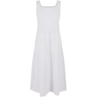 рокля,дамски,поли,и,рокли,urban,classics,7,8,valance,summer,sleeveless,dress,white,(white)