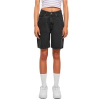 къси,панталони,дамски,панталони,urban,classics,90‘s,bermuda,denim,shorts,black