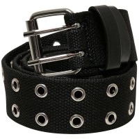 колан,колани,urban,classics,polyester,eyelet,belt,black,(black,silver)