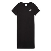 рокля,дамски,поли,и,рокли,puma,ess,small,no.,1,logo,short,sleeve,short,dress,black,(puma,black)