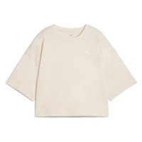 тениска,дамски,тениски,puma,wardrobe,ess,cropped,oversized,short,sleeve,t,shirt,beige,(alpine,snow)