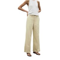 панталони,дамски,панталони,ecoalf,valls,pants,vanilla,(beige)