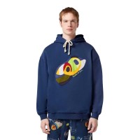 суичър,мъжки,пуловери,scotch,&,soda,180078,loose,fit,hoodie,atlantic,blue,(blue)