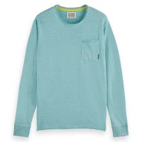 блуза,мъжки,пуловери,scotch,&,soda,180082,sweater,sea,blue,melange,(blue)