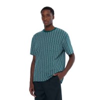 тениска,мъжки,тениски,дамски,тениски,scotch,&,soda,180188,relaxed,fit,short,sleeve,t,shirt,green,(retro,geo,pitch,green)