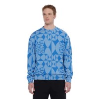 блуза,мъжки,пуловери,scotch,&,soda,180321,aop,relaxed,fit,sweatshirt,diamond,blue,(blue)