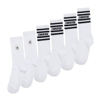 детски,чорапи,мъжки,чорапи,дамски,чорапи,converse,kids,chuckpatch crew,socks,6,pairs,white,(white)
