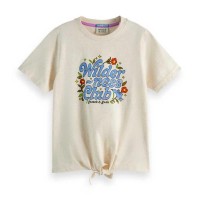 тениска,детски,тениски,scotch,&,soda,179360,t,shirt,soft,ice,melange,(beige)