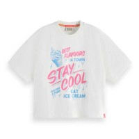 тениска,детски,тениски,scotch,&,soda,179363,loose,fit,t,shirt,white