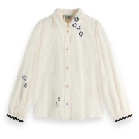 риза,с,дълъг,ръкав,детски,ризи,scotch,&,soda,summer,long,sleeve,shirt,soft,ice,(white)