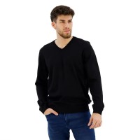блуза,мъжки,пуловери,boss,melba,p,v,neck,sweater,refurbished,black