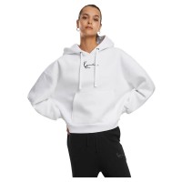 суичър,дамски,блузи,karl,kani,small,signature,essential,os,hoodie,white,black,(white)