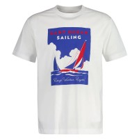 тениска,мъжки,тениски,gant,2003305,short,sleeve,t,shirt,white,(eggshell)