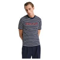 тениска,мъжки,тениски,gant,2003307,short,sleeve,t,shirt,evening,blue,(blue)
