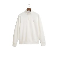 блуза,мъжки,пуловери,gant,2008005,half,zip,sweatshirt,white,(eggshell)