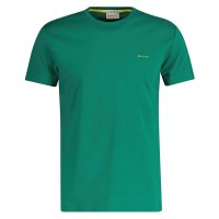 тениска,мъжки,тениски,gant,2013032,short,sleeve,t,shirt,green,(deep,green)