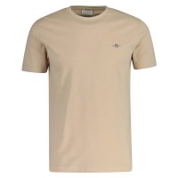 тениска,мъжки,тениски,дамски,тениски,gant,2013033,short,sleeve,t,shirt,beige,(dry,sand)