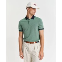 мъжки,блузи,с,яка,gant,2057029,short,sleeve,polo,green,(deep,green)
