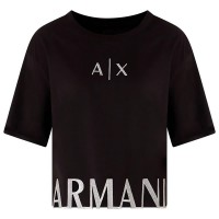 тениска,мъжки,тениски,дамски,тениски,armani,exchange,xw001699,af10356,short,sleeve,t,shirt,black,(black)