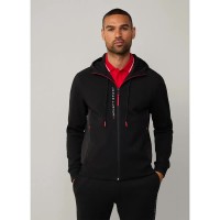 блуза,мъжки,пуловери,hackett,fusion,full,zip,sweatshirt,black,(black)