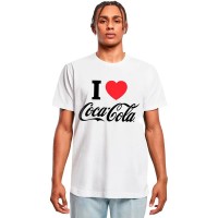 тениска,мъжки,тениски,mc,clothes,coca,cola,i,love,coke,short,sleeve,t,shirt,white