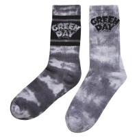 чорапи,мъжки,чорапи,mc,clothes,green,day,tie,die,socks,2,pairs,grey,(black,white)
