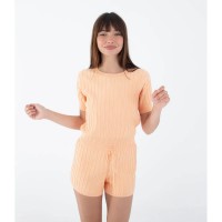 блуза,дамски,пуловери,дамски,плетени,дрехи,hurley,daylight,sweater,orange,(caramel,cream)