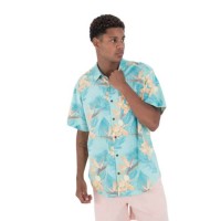 риза,с,къс,ръкав,мъжки,ризи,hurley,oao,lido,stretch,short,sleeve,shirt,tropical,mist,(blue)