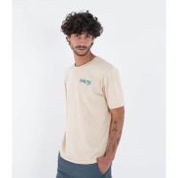 тениска,мъжки,тениски,hurley,wave,addiction,short,sleeve,t,shirt,bone,(beige)