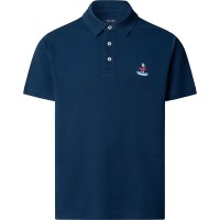 дамски,блузи,с,яка,мъжки,блузи,с,яка,façonnable,birdie,pima,piq,short,sleeve,polo,blue,(naval,blue)