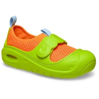 детски,сандали,и,чехли,crocs,swiftwater,splash,t,slides,green,orange,(koi,fish)